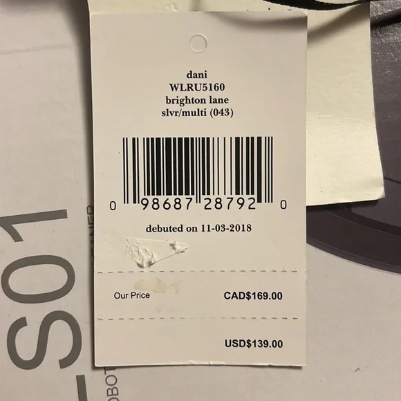 Kate spade rare beautiful Dani Brighton Lane silver multi gem glass wallet. - Picture 12 of 16